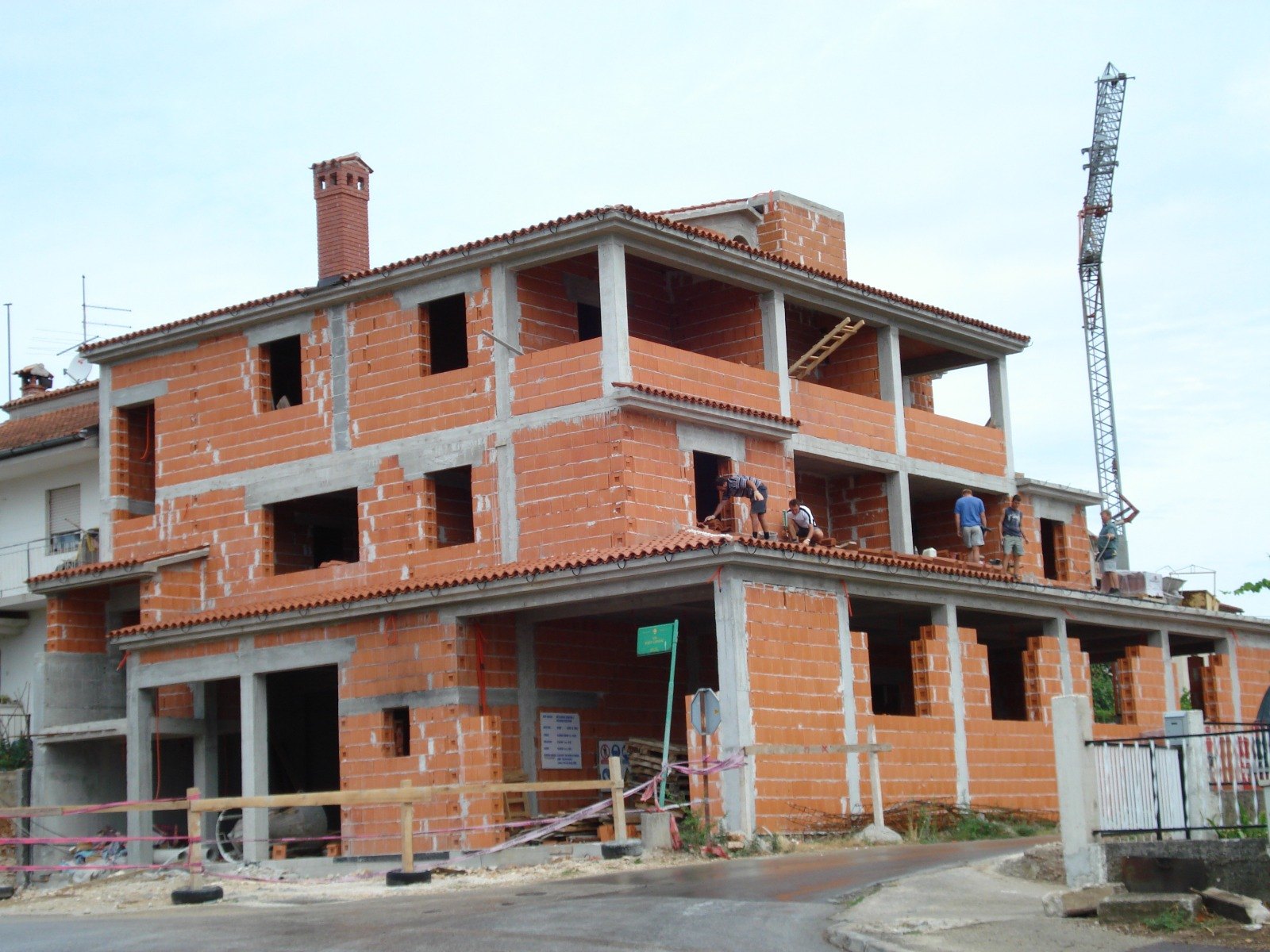 Roh-bau gradnja, Nosiva konstrukcija